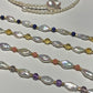 Porcelain Harmony: Unisex Gold-Set lapis lazuli & Pearl Jewelry Inspired by Ancient Art