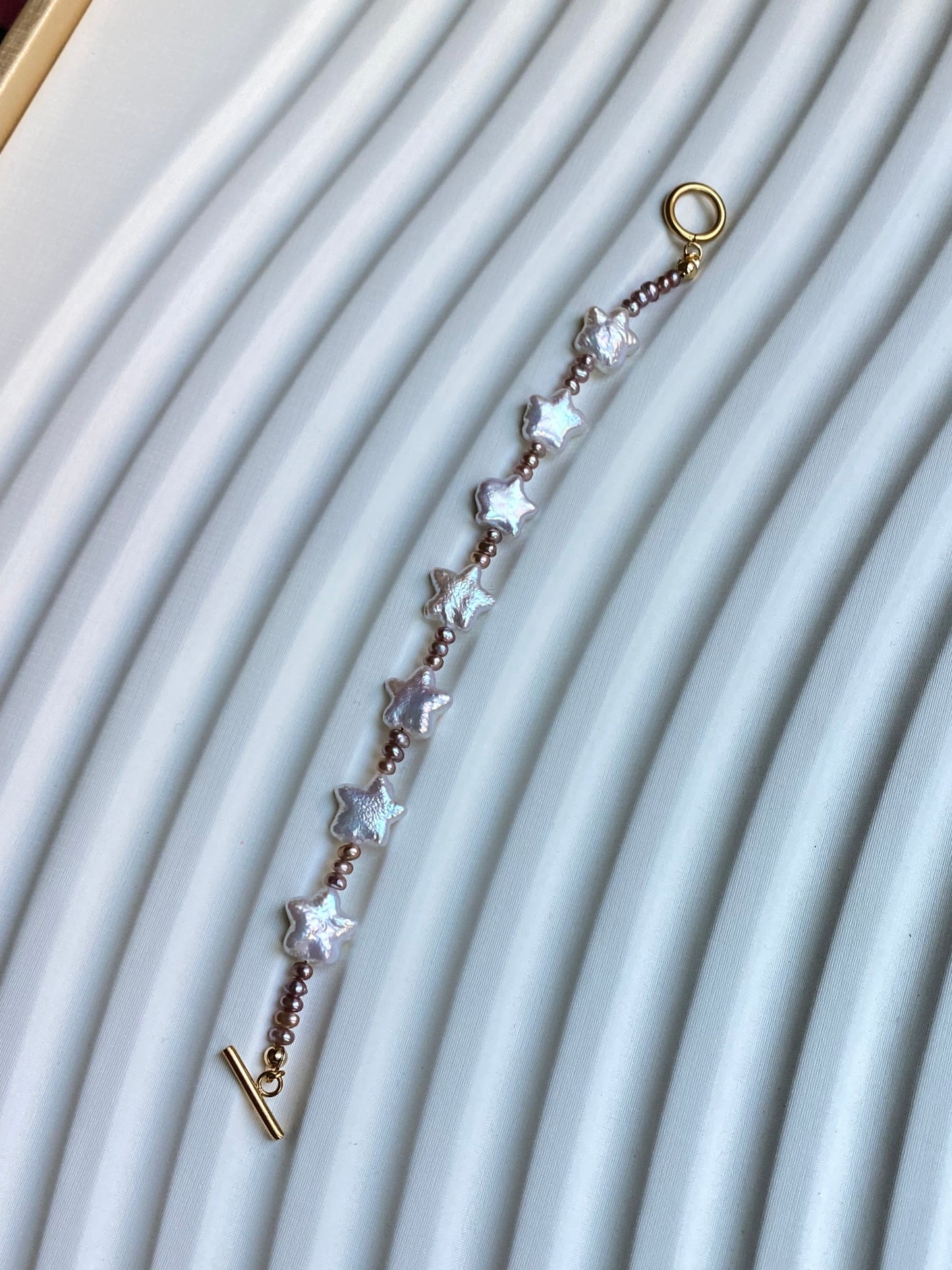 2-in-1 Baroque Square  Star freshwater Pearl Bracelet Convertible Bracelet to Necklace Fairycore Layered Jewelry Bridesmaid  gift for her