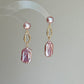Lavender Baroque Pearl Drop Earrings – VIOLETTE