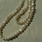 34" Long Baroque Pearl Necklace - Natural Freshwater Pearls | Tarnish-Free 18K Gold Plated Clasp -Jinger Crafting