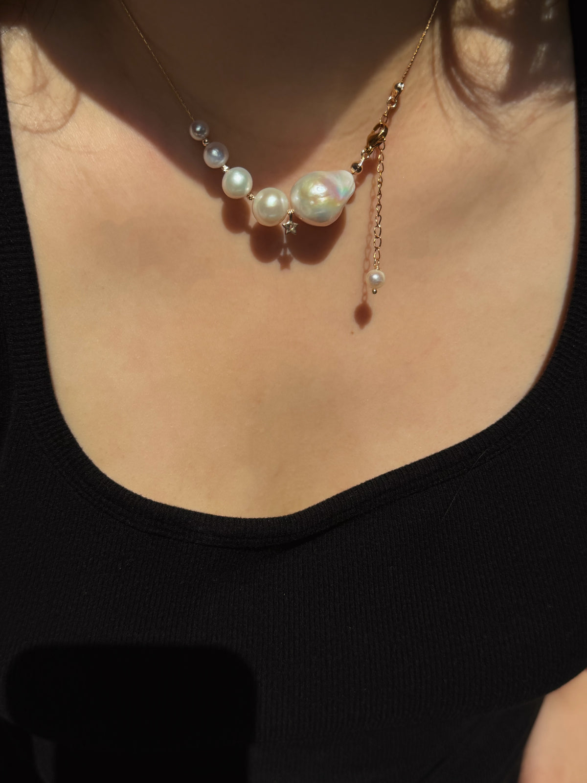 Remedy Graduated Baroque Pearl Necklace