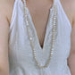 34" Long Baroque Pearl Necklace - Natural Freshwater Pearls | Tarnish-Free 18K Gold Plated Clasp -Jinger Crafting