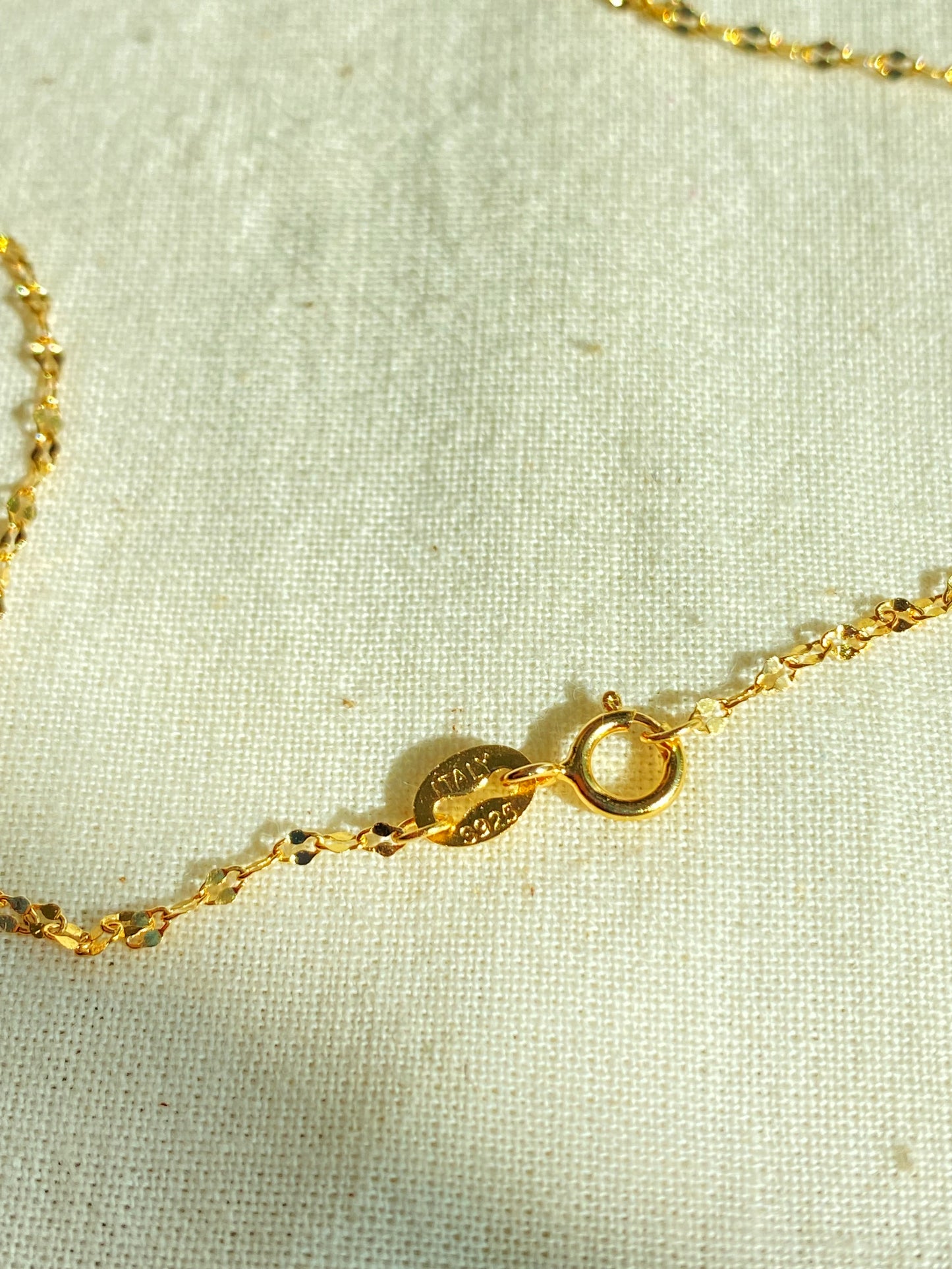 Minimalist Adjustable Lariat Necklace 18K Gold S925 Silver Water Ripple Chain, Dainty Elegant Wedding Jewelry Bridesmaid Gift for her