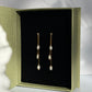 WHISPER DROP | Triple Keshi Pearl Dangle Earrings