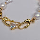 ÉTOILUNE Rainbow Luster Baroque Pearl Bracelet