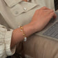 ÉTOILUNE Rainbow Luster Baroque Pearl Bracelet