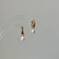 3-in-1  Handmade Detachable Dainty Pearl Drop Earrings Freshwater elegant  Pearl Hoop dangle Earrings Bridal Minimalist Jewelry Gift for Her
