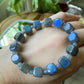 Natural High Grade Blue Fire Rainbow Fire Labradorite square Beaded Bracelet,Groomsman gifts,Bridesmaid Gifts