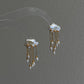 Fancy fun Cloudy and rain drop baroque pearls stud earring-gift for her,birthday gift-Hand pick each pieces