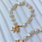 Baroque Pearl Starfish Akoya Bracelet Anklet