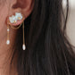 Wishing Star · Vœu Filant — Falling Star Baroque Pearl Earrings