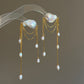 Ardelle Baroque Pearl Draped Chain Earrings