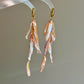 Freshwater Pearl Cascade Earrings | SOLARA Sunset Rain