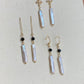 Minimalist Baroque Pearl Drop Earrings  Dainty Gold Dangle Earrings Black and white Modern Simplicity Earring gift for her gift to them