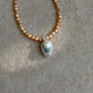 Elegant Dainty Natural freshwater baroque pearl pendant necklace custom made pendant choker necklace birthday gift for her anniversary gift
