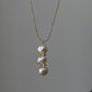 everyday use elegant baroque pearl dangle earring necklace set-bridesmaid gift-wedding earring necklace