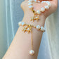 Baroque Pearl Starfish Akoya Bracelet Anklet