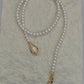 Unique Luxury Freshwater Pearl Adjustable Pearl Necklace with Snake Clasp Choker Necklace Wedding Jewelry gift for her anniversary gift