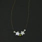 Dainty Celestial Baroque Pearl Star Choker Necklace,Custom Birthstone Pearl Necklack