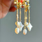 Castle in the Sky Pearl Earrings | Ethereal Celestial Jewelry –Jinger Crafting