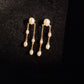Sylvie Double Chain Pearl Earrings
