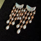 MOONLIT VEIL Freshwater baroque Pearl Chandelier Earrings
