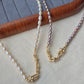 Balloon Pearl Necklace – Handmade Baroque Pearl Devil or Santa Statement Jewelry