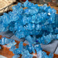 Ocean Blue Natural Aquamarine  Raw nuggets handmade bracelet natural gemstone bracelet birthday stone gift for her Calm & Positive Energy