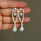 Odette Lucky Clover Pearl Earrings