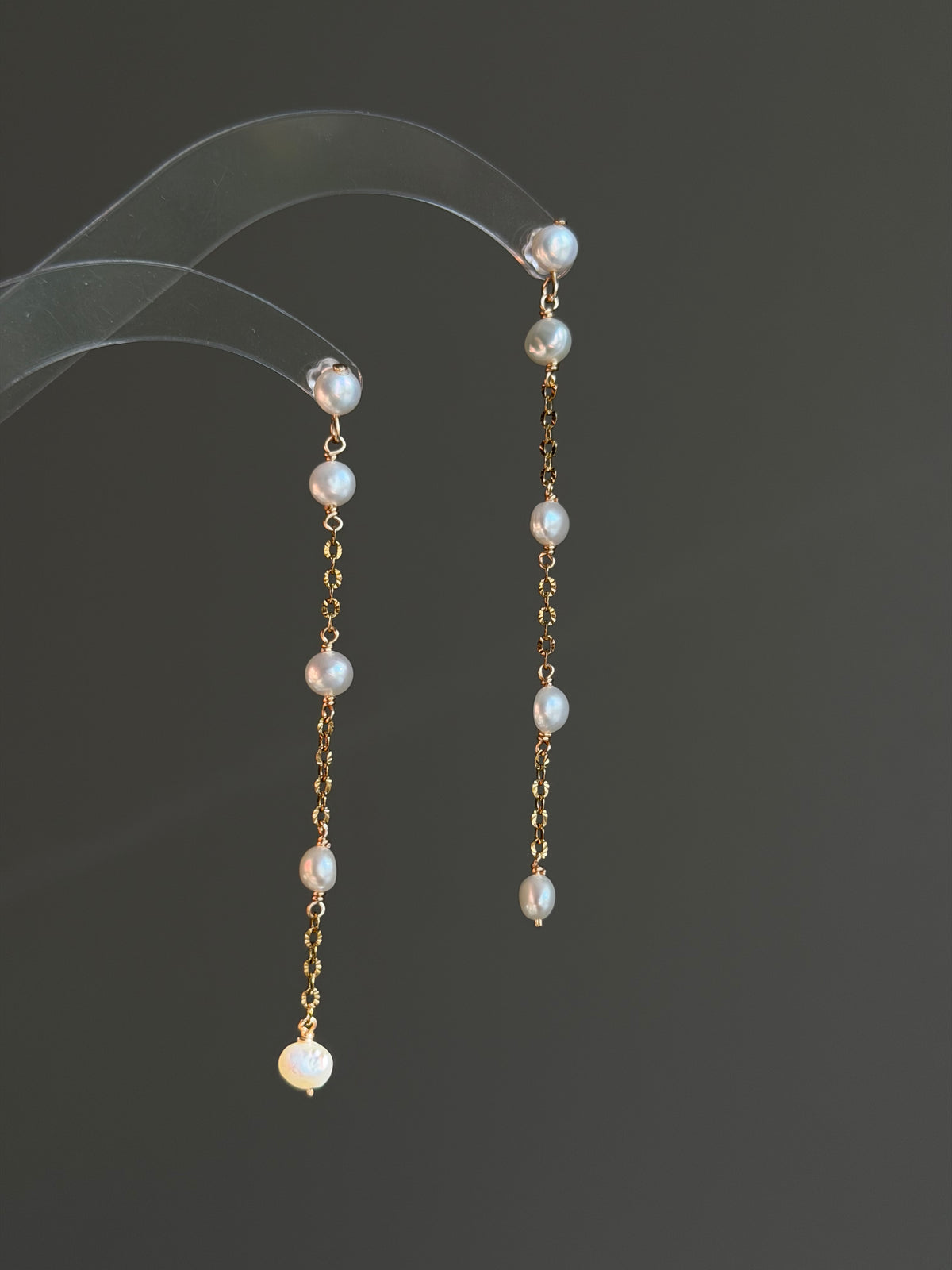 Celeste Convertible baroque Pearl Tassel Earrings