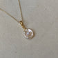 Unique Handmade Baroque Pearl Fried Egg Pendant – Removable Universal Charm for Necklace