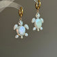 TIDELING | Baroque Pearl Sea Turtle earring or Necklace