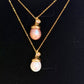 Acorn & Dewdrop Necklace | Luxury Baroque Pearl & Gold Jewelry