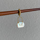 Baroque Pearl Mini Shoulder Bag Earrings  Gold Plated Hoop Purse Dangle Handmade Unique Luster Pearl Statement Jewelry Birthday Gift for Her