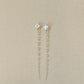 Cascading Luck - Gradient Pearl Drop Earrings | Lucky Clover Baroque Earrings