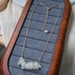 Libyan Desert Glass Smile line Necklace-Healing Necklace - Serenity and Protection Charm Jewelry