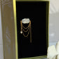 Aurelia Draped Pearl Brooch