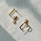 ORBITA Moving Freshwater Pearl Earrings in 14K Gold Filled