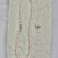 Multi-Functional Pearl Necklace with Detachable Bow Pendant, Classic Freshwater Pearls, Elegant Jewelry for Women, Gift for Her