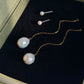 Gravity Drop Convertible Baroque Pearl Earrings