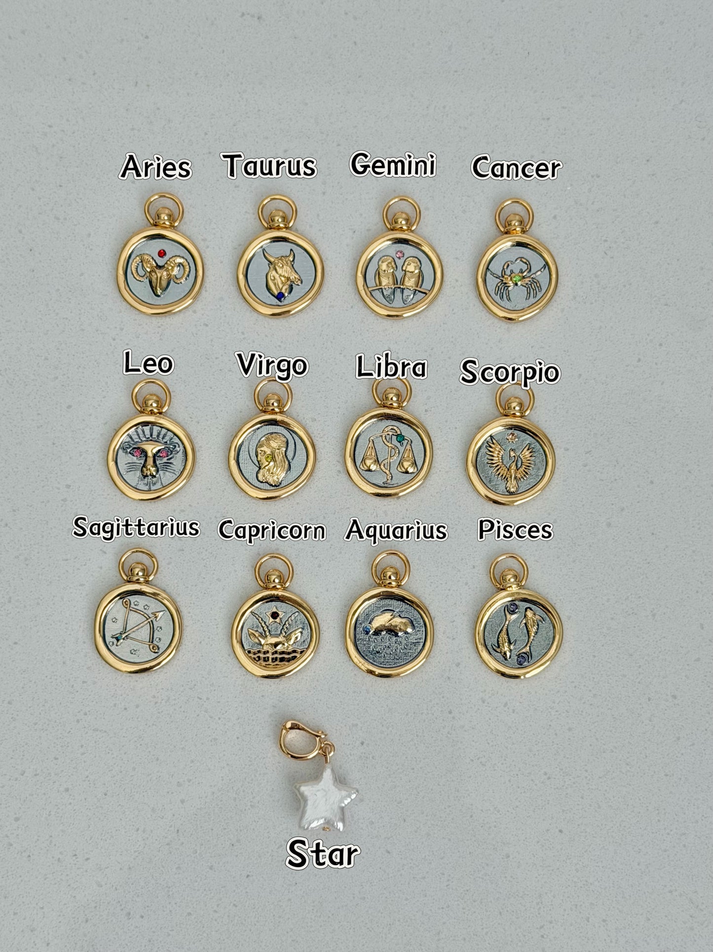 Starlit Bloom -Custom Zodiac or Star Charm Freshwater Pearl Choker, Dainty Floral Festival Necklace