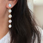 LUNA Moonfall baroque Coin Pearl Earrings