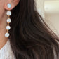 LUNA Moonfall baroque Coin Pearl Earrings