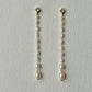Baroque Pearl Long Drop Earrings, Graduated Freshwater Pearl Tassel Earrings