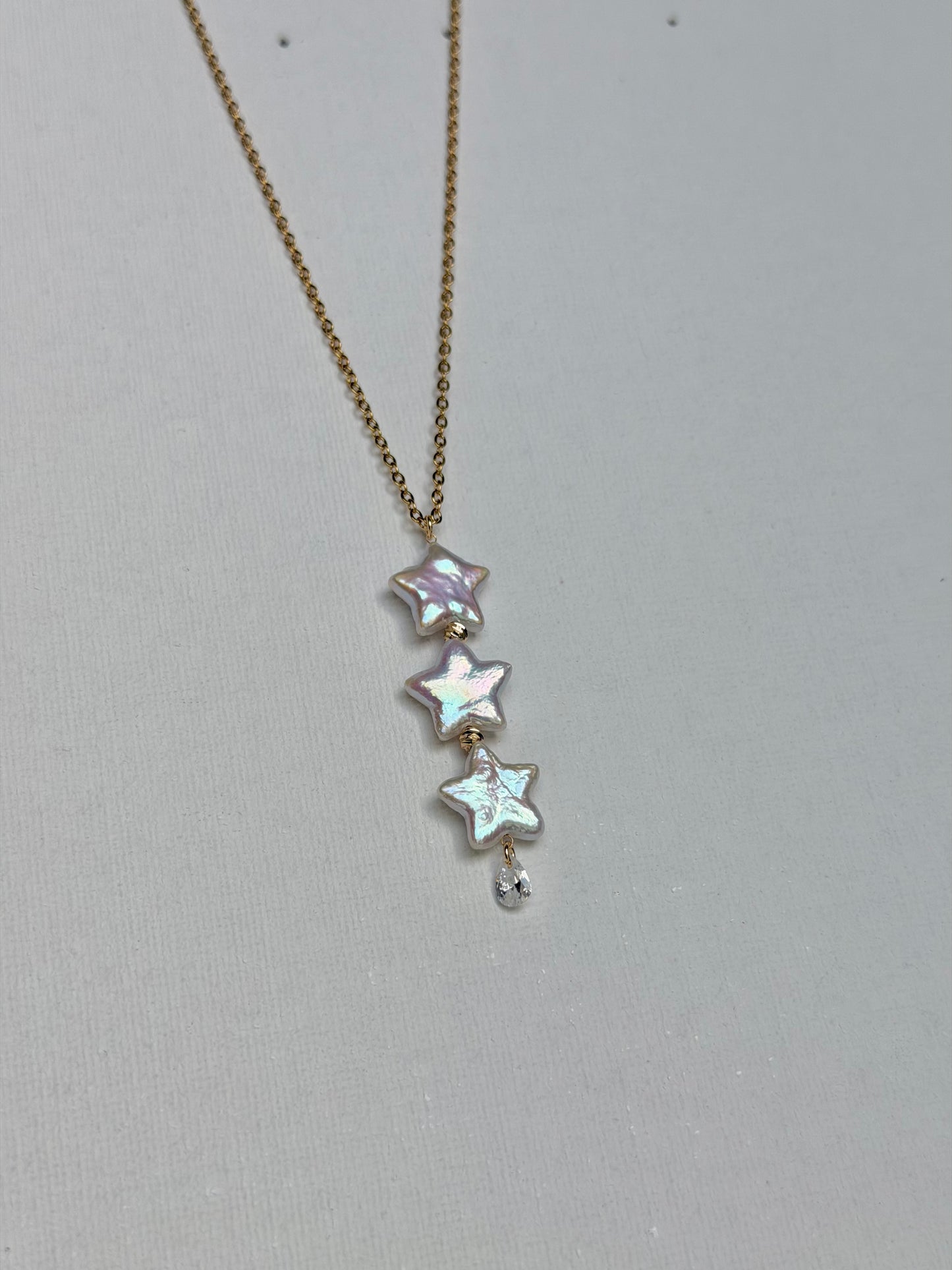 Baroque Star Pearl Necklace Celestial Dainty Choker Jewelry