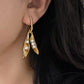 Botanical Pearl Pea Pod Earrings Garden Inspired Jewelry for Her