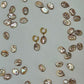Iridescent Mermaid Pearl Hoop Earrings Baroque Oval Dangles