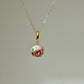 Baroque Pearl Heart Pendant Necklace Fairycore Coquette Jewelry