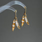Botanical Pearl Pea Pod Earrings Garden Inspired Jewelry for Her