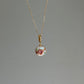 Baroque Pearl Heart Pendant Necklace Fairycore Coquette Jewelry